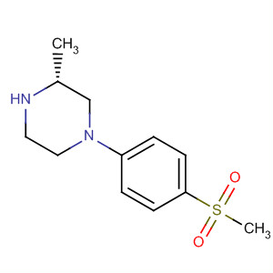 (R)-1-(4-甲烷磺酰基苯基)-3-甲基哌嗪結(jié)構(gòu)式_874646-23-8結(jié)構(gòu)式