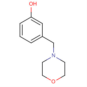 3-(4-嗎啉甲基)苯酚結(jié)構(gòu)式_87476-73-1結(jié)構(gòu)式