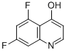 5,7-Difluoro-4-hydroxyquinolineStructure,874804-43-0Structure 5,7-Difluoro-4-hydroxyquinoline Structure,874804-43-0Structure