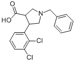 1-Benzyl-4-(2,3-dichloro-phenyl)-pyrrolidine-3-carboxylic acidStructure,874991-38-5Structure 1-Benzyl-4-(2,3-dichloro-phenyl)-pyrrolidine-3-carboxylic acid Structure,874991-38-5Structure