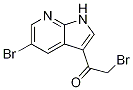 2-溴-1-(5-溴-1H-吡咯并[2,3-B]吡啶-3-基)-乙酮結(jié)構(gòu)式_875639-57-9結(jié)構(gòu)式