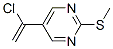 (9CI)-5-(1-氯乙烯)-2-(甲基硫代)-嘧啶結(jié)構(gòu)式_87573-79-3結(jié)構(gòu)式