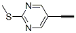 (9CI)-5-乙炔-2-(甲基硫代)-嘧啶結(jié)構(gòu)式_87573-81-7結(jié)構(gòu)式
