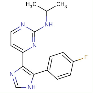 4-(4-(4-氟苯基)-1H-咪唑-5-基)-n-異丙基嘧啶-2-胺結(jié)構(gòu)式_876521-41-4結(jié)構(gòu)式