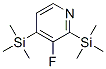 Pyridine, 3-fluoro-2,4-bis(trimethylsilyl)-(9ci)Structure,87674-19-9Structure Pyridine, 3-fluoro-2,4-bis(trimethylsilyl)-(9ci) Structure,87674-19-9Structure
