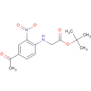 Tert-butyl (4-acetyl-2-nitro-phenylamino)-acetateStructure,877628-70-1Structure Tert-butyl (4-acetyl-2-nitro-phenylamino)-acetate Structure,877628-70-1Structure