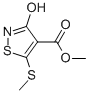 3-Hydroxy-5-methylsulfanyl-isothiazole-4-carboxylic acid methyl esterStructure,878477-22-6Structure 3-Hydroxy-5-methylsulfanyl-isothiazole-4-carboxylic acid methyl ester Structure,878477-22-6Structure
