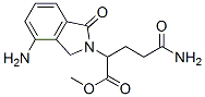 4-Amino-a-(3-amino-3-oxopropyl)1,3-dihydro-1-oxo-2h-isoindole-2-aceticacidmethylesterStructure,878782-79-7Structure 4-Amino-a-(3-amino-3-oxopropyl)1,3-dihydro-1-oxo-2h-isoindole-2-aceticacidmethylester Structure,878782-79-7Structure