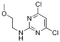 4,6-Dichloro-n-(2-methoxyethyl)pyrimidin-2-amineStructure,879609-70-8Structure 4,6-Dichloro-n-(2-methoxyethyl)pyrimidin-2-amine Structure,879609-70-8Structure