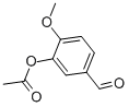 5-Formyl-2-methoxyphenyl acetate Structure,881-57-2Structure