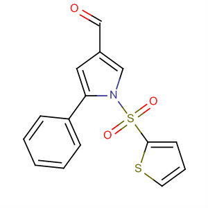 5-苯基-1-(2-噻吩磺?；?-1H-吡咯-3-甲醛結(jié)構(gòu)式_881676-06-8結(jié)構(gòu)式