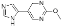 5-(1H-咪唑-5-基)-2-甲氧基嘧啶結(jié)構(gòu)式_882032-65-7結(jié)構(gòu)式