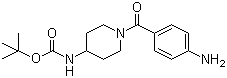 1-(4-Aminobenzoyl)piperidine-4-carbamic acid tert-butyl esterStructure,883106-38-5Structure 1-(4-Aminobenzoyl)piperidine-4-carbamic acid tert-butyl ester Structure,883106-38-5Structure