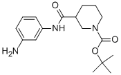 3-(3-Amino-phenylcarbamoyl)-piperidine-1-carboxylic acid tert-butyl esterStructure,883106-70-5Structure 3-(3-Amino-phenylcarbamoyl)-piperidine-1-carboxylic acid tert-butyl ester Structure,883106-70-5Structure