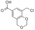 4H-1,3-benzodioxin-6-carboxylic acid, 8-(chloromethyl)-Structure,884325-48-8Structure 4H-1,3-benzodioxin-6-carboxylic acid, 8-(chloromethyl)- Structure,884325-48-8Structure