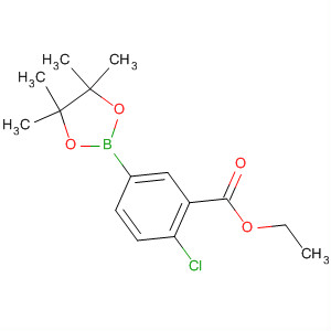 Ethyl 2-chloro-5-(4,4,5,5-tetramethyl-1,3,2-dioxaborolan-2-yl)benzoate Structure,885067-50-5Structure