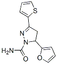 5-(呋喃-2-基)-3-(噻吩-2-基)-4,5-二氫-1H-吡唑-1-硫代羧胺結(jié)構(gòu)式_885269-94-3結(jié)構(gòu)式