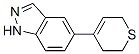 5-(3,6-Dihydro-2H-thiopyran-4-yl)-1H-indazoleStructure,885272-64-0Structure 5-(3,6-Dihydro-2H-thiopyran-4-yl)-1H-indazole Structure,885272-64-0Structure