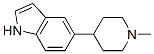 5-(1-Methyl-piperidin-4-yl)-1h-indoleStructure,885273-33-6Structure 5-(1-Methyl-piperidin-4-yl)-1h-indole Structure,885273-33-6Structure