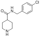 哌啶-4-羧酸4-氯芐胺結(jié)構(gòu)式_885274-77-1結(jié)構(gòu)式