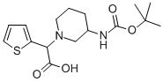 (3-Boc-氨基-1-哌啶)-噻吩-2-乙酸結(jié)構(gòu)式_885276-49-3結(jié)構(gòu)式