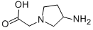 (3-Amino-pyrrolidin-1-yl)-acetic acidStructure,885277-64-5Structure (3-Amino-pyrrolidin-1-yl)-acetic acid Structure,885277-64-5Structure