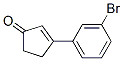 2-Cyclopenten-1-one, 3-(3-bromophenyl)-Structure,885323-01-3Structure 2-Cyclopenten-1-one, 3-(3-bromophenyl)- Structure,885323-01-3Structure