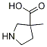 3-甲基-吡咯烷-3-羧酸結(jié)構(gòu)式_885953-27-5結(jié)構(gòu)式