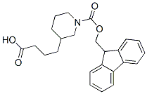 4-(1-Fmoc-piperidin-3-yl)-butyric acidStructure,886366-26-3Structure 4-(1-Fmoc-piperidin-3-yl)-butyric acid Structure,886366-26-3Structure