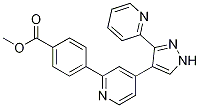 Methyl4-(4-(3-(pyridin-2-yl)-1h-pyrazol-4-yl)pyridin-2-yl)benzoateStructure,886444-10-6Structure Methyl4-(4-(3-(pyridin-2-yl)-1h-pyrazol-4-yl)pyridin-2-yl)benzoate Structure,886444-10-6Structure
