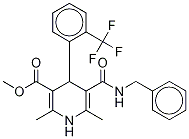 Methyl 1,4-dihydro-2,6-dimethyl-4-(2’-trifluoromethyl)phenyl-pyridine-5-carboxylate-3-phenylmethyl carboxamideStructure,887407-01-4Structure Methyl 1,4-dihydro-2,6-dimethyl-4-(2’-trifluoromethyl)phenyl-pyridine-5-carboxylate-3-phenylmethyl carboxamide Structure,887407-01-4Structure