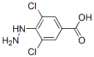 3,5-Dichloro-4-hydrazino-benzoic acidStructure,887577-44-8Structure 3,5-Dichloro-4-hydrazino-benzoic acid Structure,887577-44-8Structure