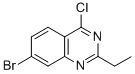 7-Bromo-4-chloro-2-ethyl-quinazolineStructure,887592-08-7Structure 7-Bromo-4-chloro-2-ethyl-quinazoline Structure,887592-08-7Structure