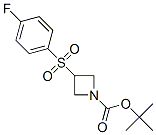 3-(4-氟苯磺?；?-氮雜啶-1-羧酸叔丁酯結(jié)構(gòu)式_887593-66-0結(jié)構(gòu)式
