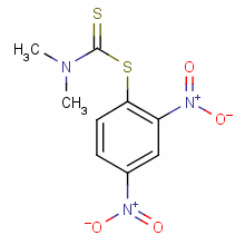 2,4-Dinitrophenyl-dimethyldithio-carbamateStructure,89-37-2Structure 2,4-Dinitrophenyl-dimethyldithio-carbamate Structure,89-37-2Structure