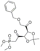 Dimethyl 2-((4r,5s)-5-(2-(benzyloxy)acetyl)-2,2-dimethyl-1,3-dioxolan-4-yl)-2-oxoethylphosphonateStructure,89291-74-7Structure Dimethyl 2-((4r,5s)-5-(2-(benzyloxy)acetyl)-2,2-dimethyl-1,3-dioxolan-4-yl)-2-oxoethylphosphonate Structure,89291-74-7Structure