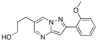 3-[2-(2-甲氧基苯基)-吡唑并[1,5-a]嘧啶]-丙烷-1-醇結(jié)構(gòu)式_893613-25-7結(jié)構(gòu)式