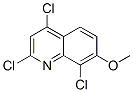 Quinoline, 2,4,8-trichloro-7-methoxy-Structure,893620-26-3Structure Quinoline, 2,4,8-trichloro-7-methoxy- Structure,893620-26-3Structure