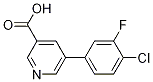 5-(4-Chloro-3-fluorophenyl)pyridine-3-carboxylic acidStructure,893740-56-2Structure 5-(4-Chloro-3-fluorophenyl)pyridine-3-carboxylic acid Structure,893740-56-2Structure