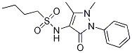 N-(2,3-二氫-1,5-二甲基-3-氧代-2-苯基-1H-吡唑-4-基)-1-丁烷磺酰胺結(jié)構(gòu)式_895767-41-6結(jié)構(gòu)式
