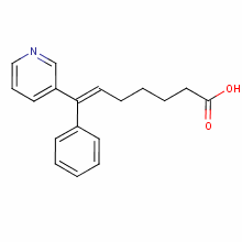 (E)-7-phenyl-7-(pyridin-3-yl)hept-6-enoic acidStructure,89667-40-3Structure (E)-7-phenyl-7-(pyridin-3-yl)hept-6-enoic acid Structure,89667-40-3Structure