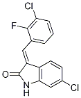 3-(3-Chloro-2-fluorobenzylidene)-6-chloroindolin-2-oneStructure,897365-76-3Structure 3-(3-Chloro-2-fluorobenzylidene)-6-chloroindolin-2-one Structure,897365-76-3Structure