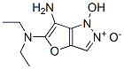 1H-furo[3,2-c]pyrazole-5,6-diamine, n,n-diethyl-1-hydroxy-, 2-oxide (9ci) Structure,897938-82-8Structure