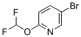 Pyridine, 5-bromo-2-(difluoromethoxy)-Structure,899452-26-7Structure Pyridine, 5-bromo-2-(difluoromethoxy)- Structure,899452-26-7Structure
