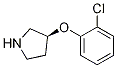 (3S)-3-(2-氯苯氧基)-吡咯烷結(jié)構(gòu)式_900572-42-1結(jié)構(gòu)式