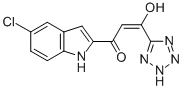 2-Propen-1-one, 1-(5-chloro-1H-indol-2-yl)-3-hydroxy-3-(2H-tetrazol-5-yl)-Structure,900779-63-7Structure 2-Propen-1-one, 1-(5-chloro-1H-indol-2-yl)-3-hydroxy-3-(2H-tetrazol-5-yl)- Structure,900779-63-7Structure