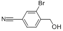 3-Bromo-4-(hydroxymethyl)benzonitrileStructure,90110-98-8Structure 3-Bromo-4-(hydroxymethyl)benzonitrile Structure,90110-98-8Structure