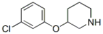 3-(3-Chlorophenoxy)piperidineStructure,902837-32-5Structure 3-(3-Chlorophenoxy)piperidine Structure,902837-32-5Structure