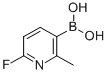 (2-Fluoro-6-methylpyridin-5-yl)boronic acid Structure,904326-91-6Structure