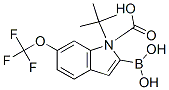1H-Indole-1-carboxylic acid, 2-borono-6-(trifluoromethoxy)-, 1-(1,1-dimethylethyl) esterStructure,906644-32-4Structure 1H-Indole-1-carboxylic acid, 2-borono-6-(trifluoromethoxy)-, 1-(1,1-dimethylethyl) ester Structure,906644-32-4Structure